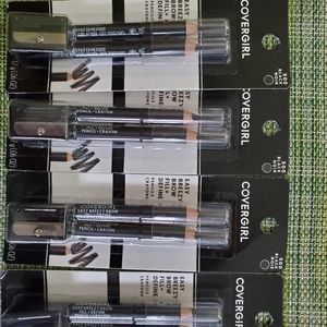 4 covergirl brow pencils new black